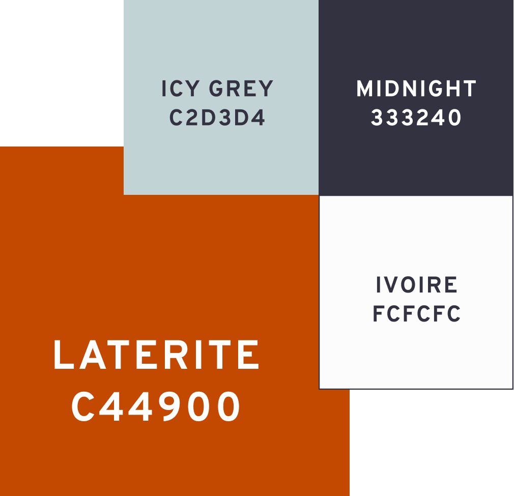 Color palette for a website